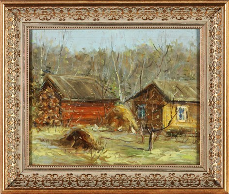Петров Александр Степанович. Первая зелень (село Константиново, родина Есенина)